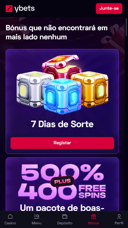 Bónus e Promoções do Ybets Casino