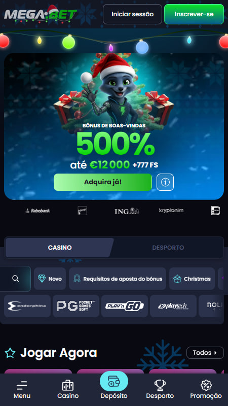 Página principal Megabet Casino