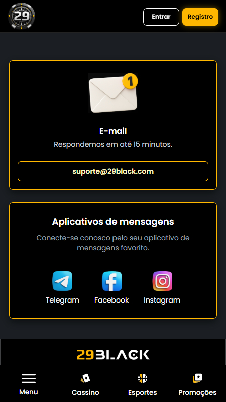 29black support page