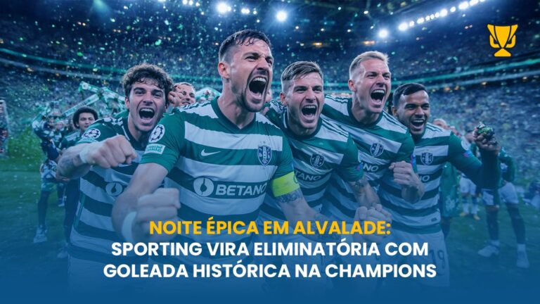 Noite épica em Alvalade: Sporting faz virada histórica com goleada na Champions League