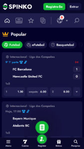 Spinko vip desportes