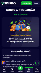 Spinko vip Bonus desportos