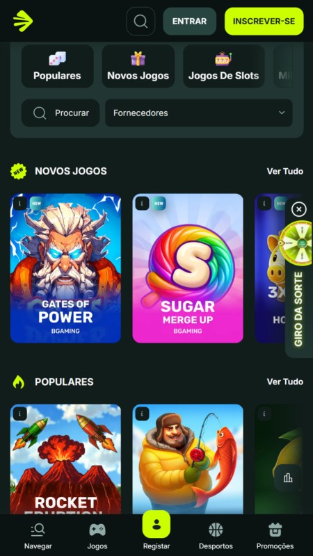 Betnjet casino games