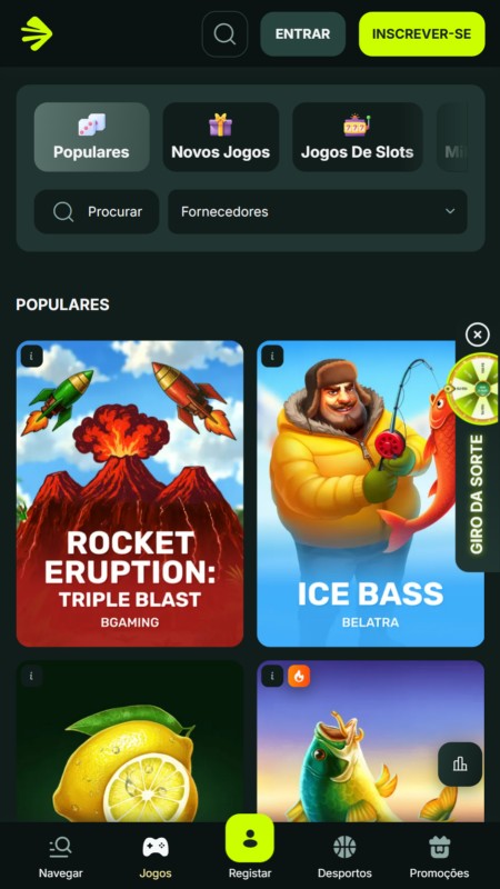 Betnjet casino section