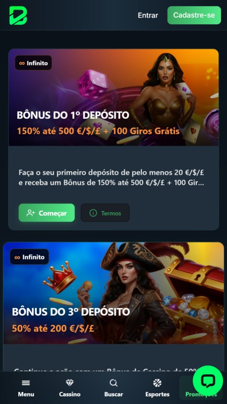 BetPortal bonuses