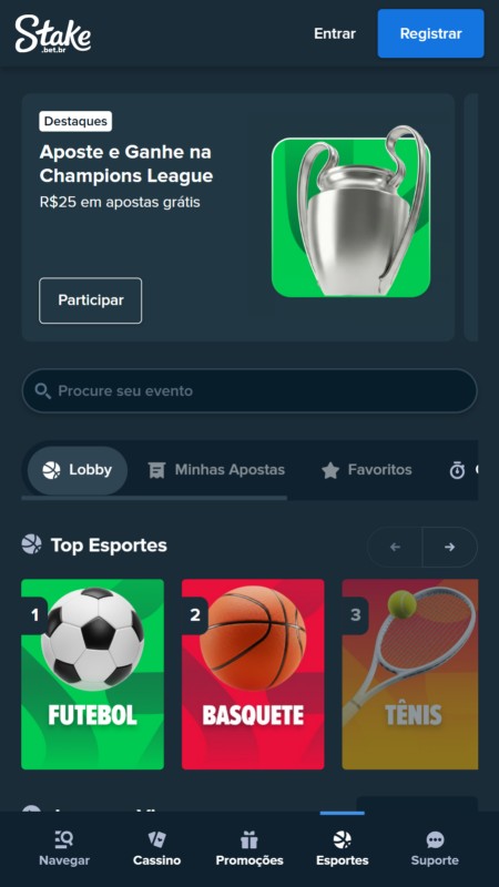 Stake apostas desportivas