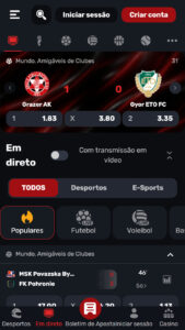 RedRacer apostas ao vivo