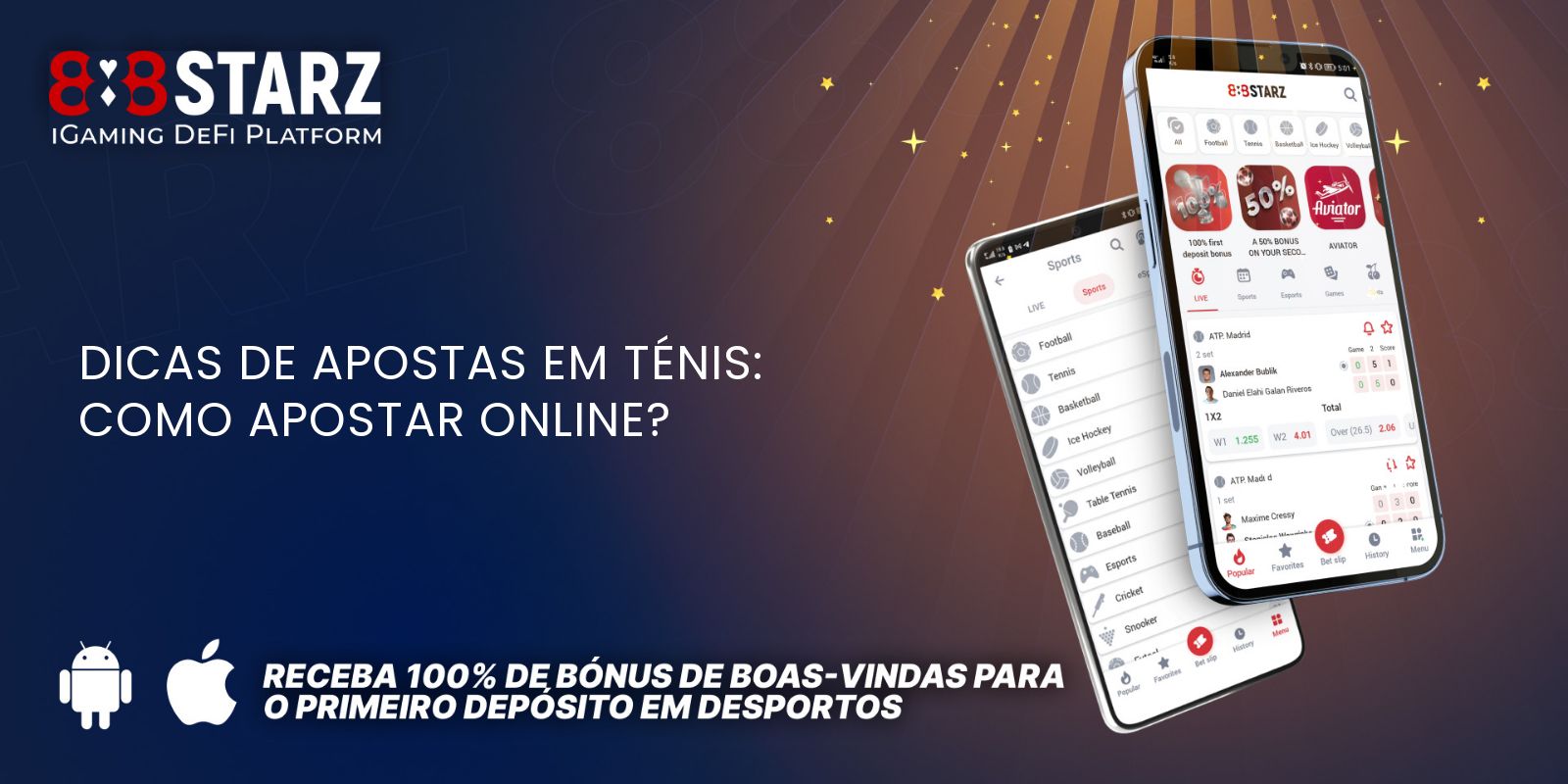 Dicas de Apostas em Ténis: Como Apostar online?